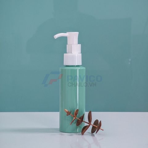 Chai nhựa Pet 250ml 500ml đựng dầu gội màu cam nắp vòi xịt