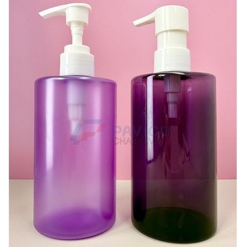 Chai nhựa Pet 250ml 500ml đựng sữa tắm nhiều màu nắp vòi nhấn