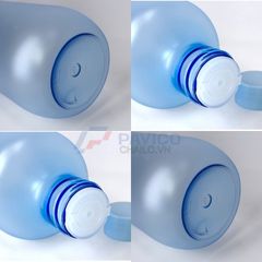 Chai nhựa Pet 250ml 500ml đựng toner màu ombre nắp nhấn