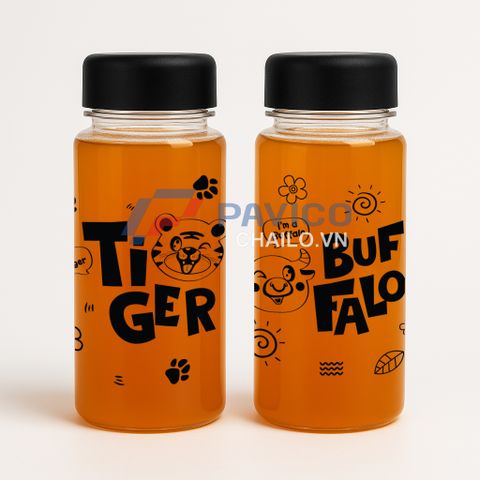 Chai nước nhựa PET trong suốt 350ml - 500ml