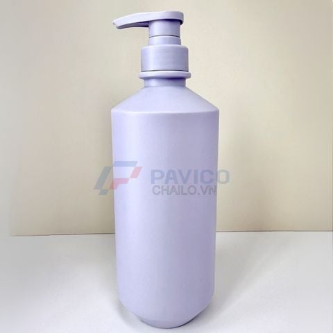 Chai nhựa Pet 500ml 800ml đựng sữa tắm màu pastel nắp vòi nhấn