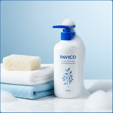 Chai nhựa PET trắng sứ 500ml đựng sữa tắm dầu gội