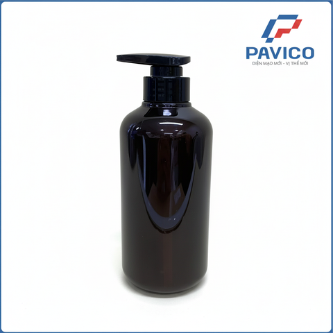 Chai PET đựng dầu gội sữa tắm 500ml các loại màu