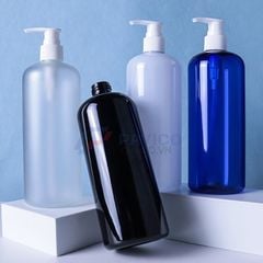 Chai nhựa Pet 500ml đựng sữa tắm dầu gội nắp vòi nhấn