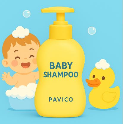 Chai dầu gội trẻ em vàng 300ml