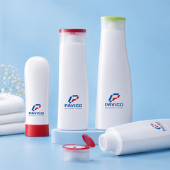 Chai dầu gội trắng sứ nắp nhấn 200ml 400ml 650ml