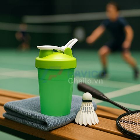 Bình lắc đựng nước đựng sữa Wey tập gym tập thể thao Pickerball 400ml 600
