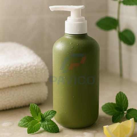 Chai PET đựng dầu gội sữa tắm 500ml các loại màu