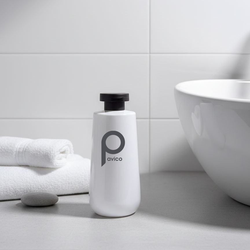 Chai đựng dầu gội sữa tắm nhựa pet 350ml-24mm