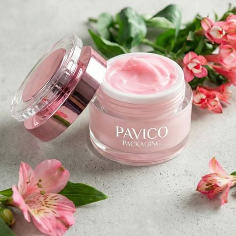 Hũ đựng mỹ phẩm kem dưỡng 10g nhựa ps acrylic ngọc trai cao cấp