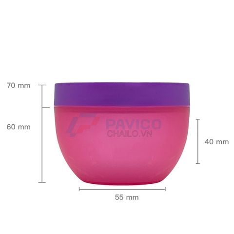 Hũ nhựa 100g 250g đựng kem body màu hồng nắp vặn
