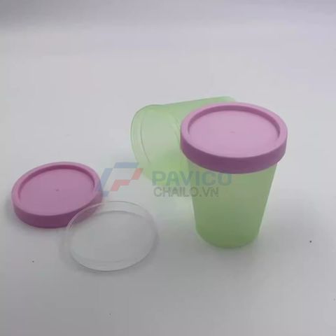 Hũ nhựa 100g 250g đựng kem body màu xanh lá nắp vặn