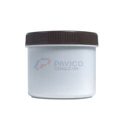 Hũ nhựa 120g 500g đựng muối tắm màu trắng mờ nắp hai lớp