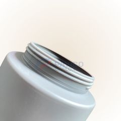 Hũ nhựa 120g 500g đựng muối tắm màu trắng nắp hai lớp