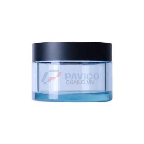 Hũ nhựa 50g 100g đựng kem body màu trắng nắp đen
