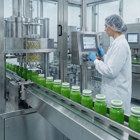 Lọ nhựa đựng thuốc viên màu xanh đục nắp xé 120cc