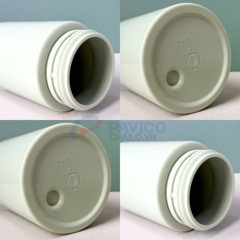 Chai tạo bọt 150ml 250ml đựng tẩy trang màu xanh pastel nắp vòi bọt tuyết
