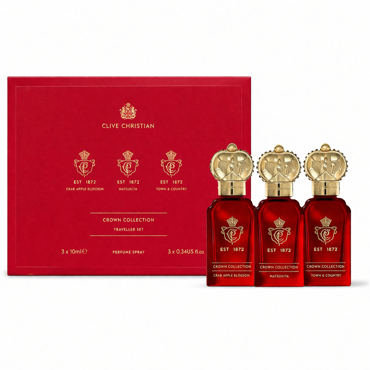  Set Clive Christian Crown Traveller 