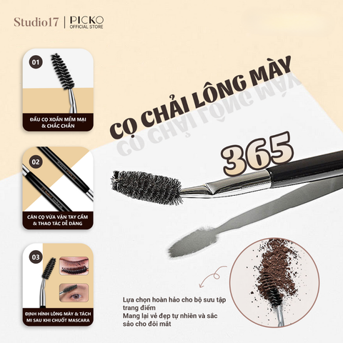 Cọ chải lông mày STUDIO17 SCREW BRUSH 365