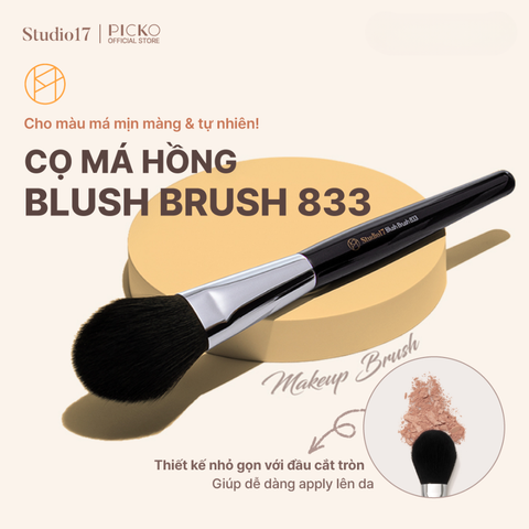 Cọ má hồng STUDIO17 BLUSH  BRUSH 833