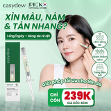 Huyết thanh làm sáng da, mờ nám EASYDEW DW-EGF MELATONING ONEDAY AMPOULE 1ml