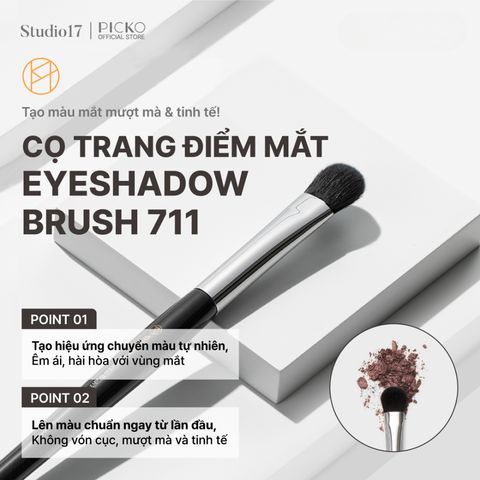 Cọ trang điểm mắt STUDIO17 BASE EYE SHADOW BRUSH 711