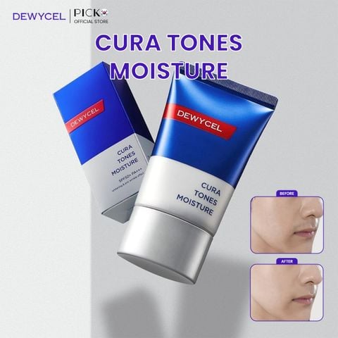 Kem Dưỡng Che Khuyết Điểm - Cấp Ẩm - Chống Mốc Da, Bong Tróc Dewycel Cura Tones Moisture 40ml