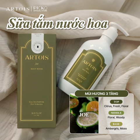 ARTOIS Sữa Tắm Hương Nước Hoa Joe Body Wash 500ml