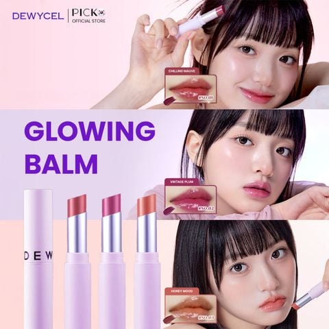 Son dưỡng môi Dewycel Glowing Balm