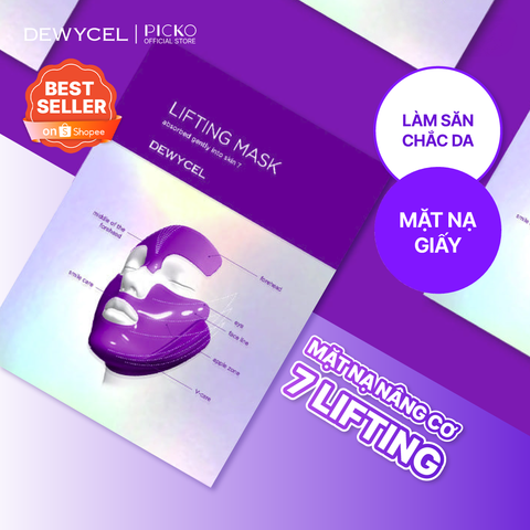 Mặt nạ nâng cơ 7 điểm toàn gương măt Dewycel 7 Lifting Mask