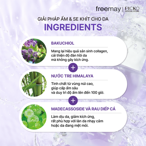 Tinh chất thu nhỏ lỗ chân lông Freemay Triple Effect Synergy Serum 50ml