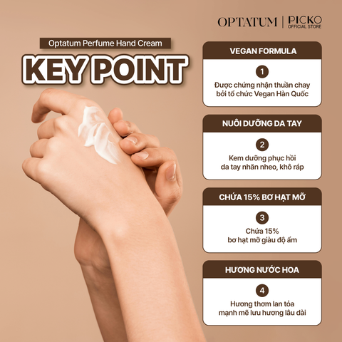 Kem dưỡng da tay Optatum Perfume Hand Cream 50ml