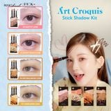 Bộ KIT trang điểm mắt 3 món MAKEHEAL EYECROWN ARTCROQUIS STICKSHADOW