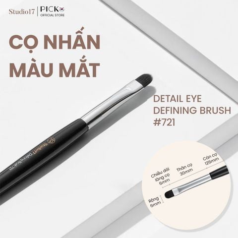 Cọ trang điểm mắt STUDIO17 DETAIL EYE DEFINING BRUSH 721