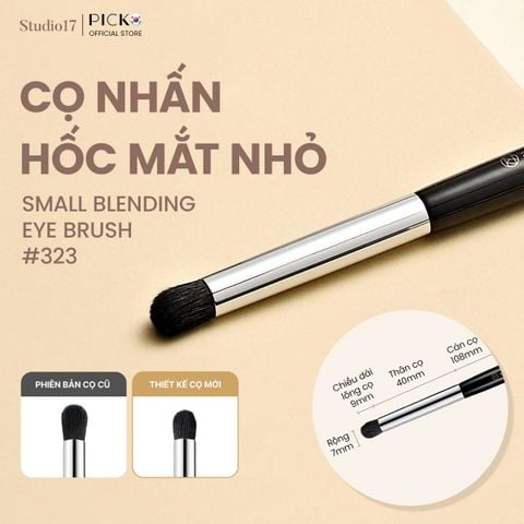 Cọ trang điểm mắt STUDIO17 SMALL BLENDING EYE BRUSH 323