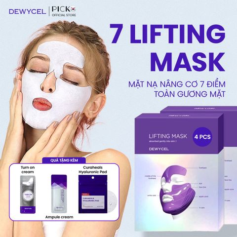 Mặt nạ nâng cơ 7 điểm toàn gương măt Dewycel 7 Lifting Mask