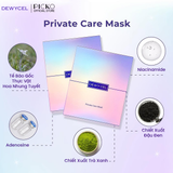 Mặt nạ dưỡng chuyên spa tại nhà DEWYCEL PRIVATE CARE MASK 15g x 5 miếng