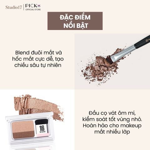 Cọ trang điểm mắt STUDIO17 ANGLED SHADING BRUSH 442