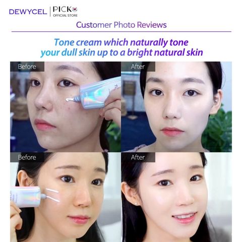 Kem nâng tông Dewycel Turn On Cream