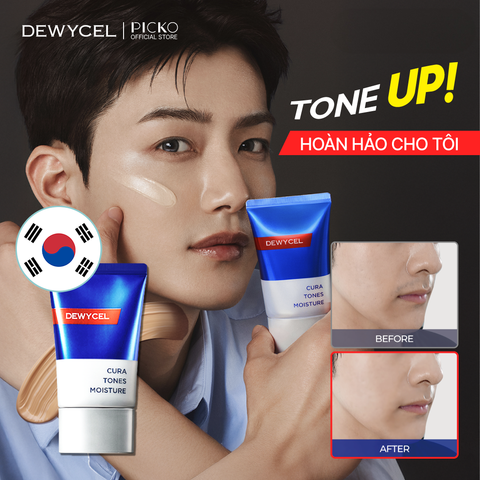 Kem Dưỡng Che Khuyết Điểm - Cấp Ẩm - Chống Mốc Da, Bong Tróc Dewycel Cura Tones Moisture 40ml