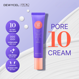 Dewycel Bộ Sản Phẩm 2 Món Kem Đa Năng Pore10 Cream, Kem nâng tông Filtering Cream