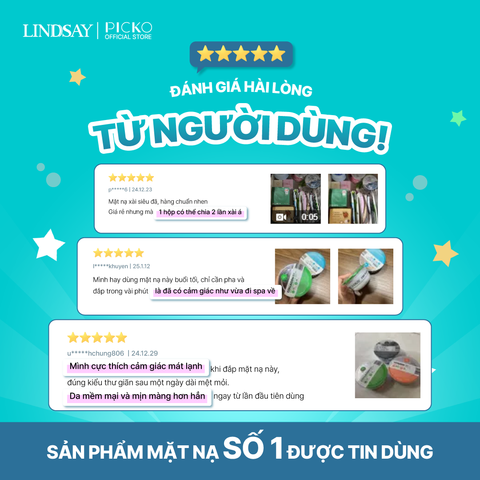 Mặt nạ cốc 1 lần dùng LINDSAY disposable modeling mask cup pack Cool(Tea-tree) 28g mask