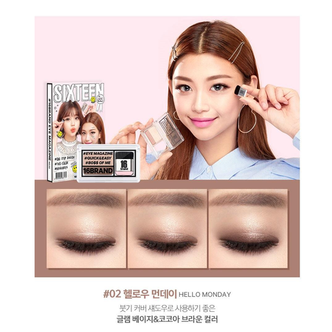 Phấn mắt Sixteen​ B​rand 1​6 E​ye​Magazine