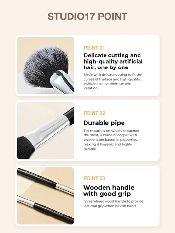Cọ trang điểm mắt STUDIO17 POINT EYE SMUDGE BRUSH 713