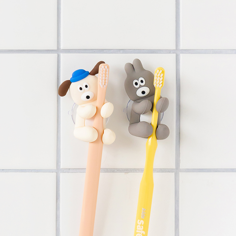 Giá đỡ bàn chải đánh răng Brunch Brother Silicone Toothbrush Rack 9800 – Đáng yêu, nhỏ gọn