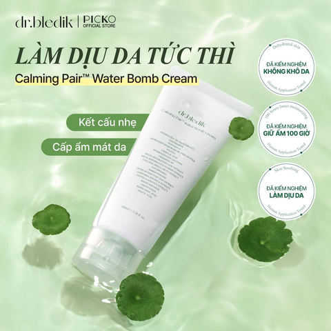 [Dr.Bledik] Kem dưỡng calming pair water bomb cream 100ml