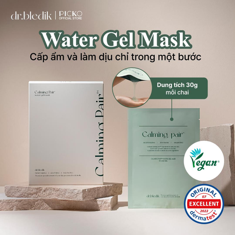 Mặt nạ dạng gel Dr.bledik Calming pair Water-gel mask - hộp 5 miếng