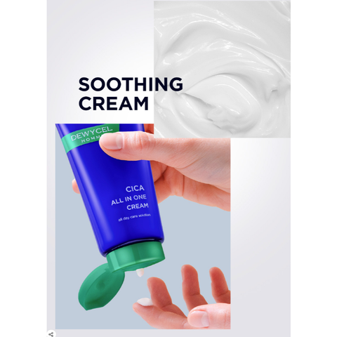 Kem Dưỡng Đa Năng Dành Cho Nam DEWYCEL Homme Cica All In One Cream 150ml