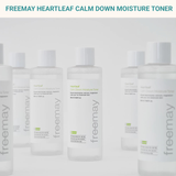 Nước hoa hồng thuần chay Freemay Heartleaf Calm Down Moisture Toner dưỡng ẩm làm dịu da 350ml