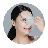 Hộp 24 Mặt Nạ làm dịu da nhạy cảm và hỗ trợ kiểm soát dầu Lindsay PH Solution calming Azulene Mask 300g (hộp 24 Miếng)